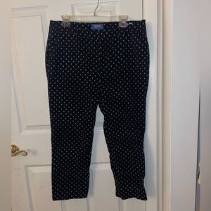 Black & White Pattern Harper Mid-Rise Pants